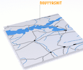 3d view of Novyy Ashit