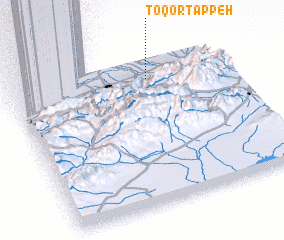 3d view of Toqor Tappeh