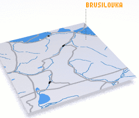 3d view of Brūsīlovka