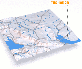 3d view of Chāh ‘Arab