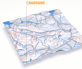 3d view of Chāh Nahr