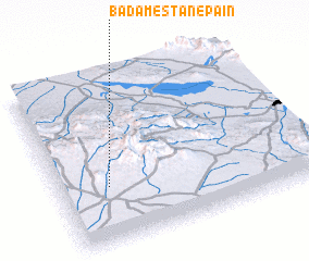 3d view of Bādāmestān-e Pā\