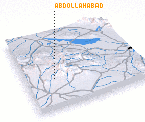 3d view of ‘Abdollāhābād