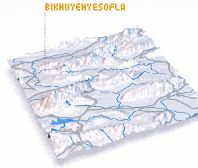 3d view of Bīkhūyeh-ye Soflā