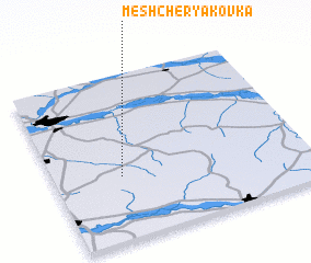 3d view of Meshcheryakovka