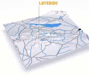 3d view of Lāy-e Bīdū