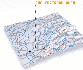 3d view of Cheker ‘Aţā Bahlakeh