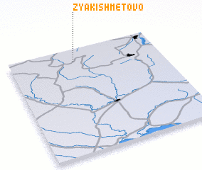 3d view of Zyak-Ishmetovo