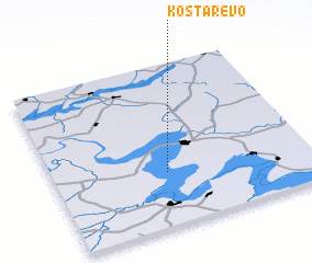 3d view of Kostarëvo