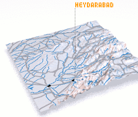 3d view of Ḩeydarābād