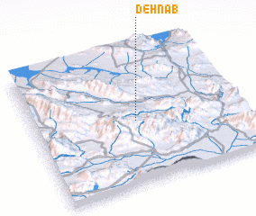 3d view of Deh Nāb