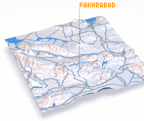 3d view of Fakhrābād