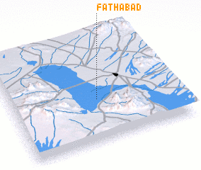 3d view of Fatḩābād