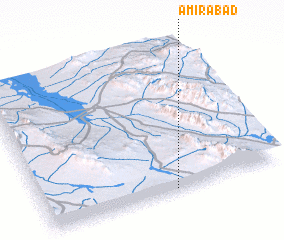 3d view of Amīrābād