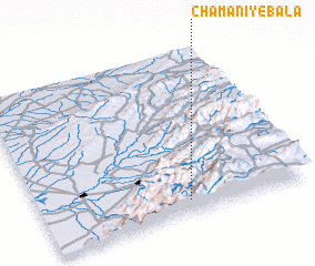 3d view of Chamānī-ye Bālā