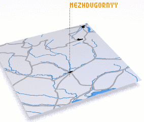 3d view of Mezhdugornyy