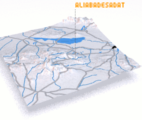 3d view of ‘Alīābād-e Sādāt