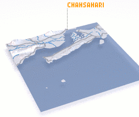 3d view of Chāh Şaḩārī