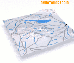 3d view of Ne‘matābād-e Pā\