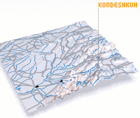 3d view of Kondeshkūh