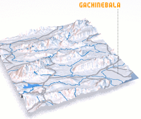 3d view of Gachīn-e Bālā