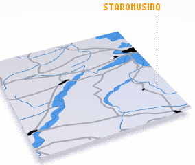 3d view of Staromusino