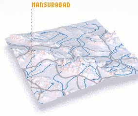 3d view of Manşūrābād