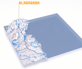 3d view of Al Manāmah