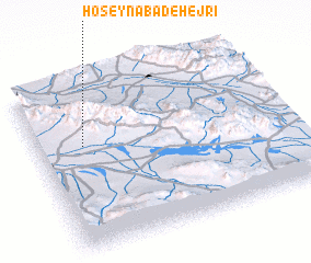 3d view of Ḩoseynābād-e Hejrī