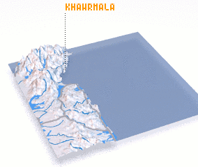 3d view of Khawr Ma‘lā