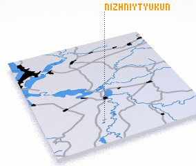 3d view of Nizhniy Tyukun