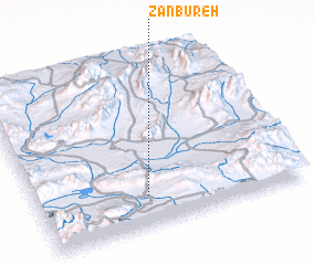 3d view of Zanbūreh