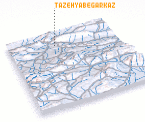 3d view of Tāzeh Yāb-e Garkaz