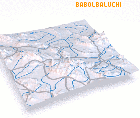 3d view of Bāb ol Balūchī