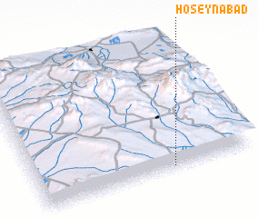 3d view of Ḩoseynābād