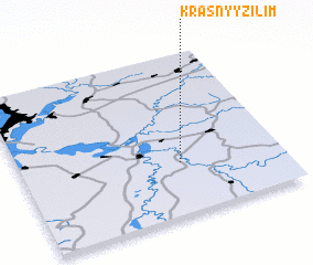 3d view of Krasnyy Zilim