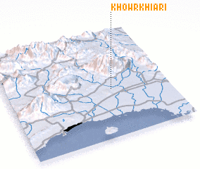 3d view of Khowr Khīārī