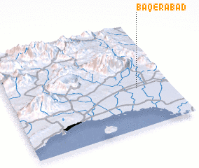 3d view of Bāqerābād