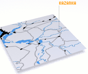 3d view of Kazanka