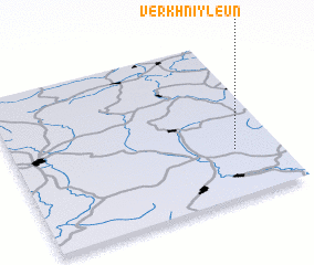 3d view of Verkhniy Leun