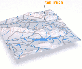 3d view of Sarvedān