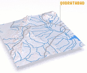 3d view of Qodratābād