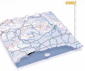 3d view of Komīz