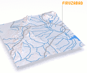 3d view of Fīrūzābād