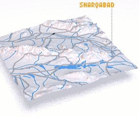 3d view of Sharqābād