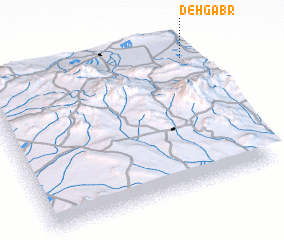 3d view of Deh Gabr