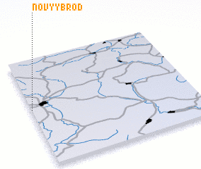 3d view of Novyy Brod