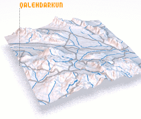 3d view of Qal‘eh Darkun