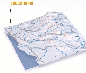 3d view of Qāder Khānī