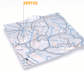 3d view of Deh Tūg